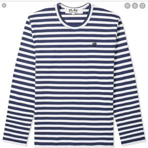 Comme des Garcons stripe shirt size Large